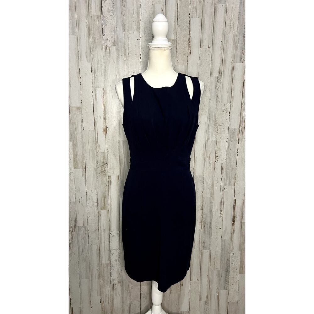 Sequin Hearts Women's Navy Blue Sleeveless Sheath Dress Size 9